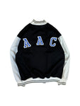 Vintage Adidas Varsity Tracksuit 90s Deadstock Athletic Club "AAC" Neu Mit Etikett Schwarz Grau (5) M