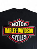 90s Harley Davidson Sweater "Free Spirit" Made In USA Schwarz M