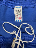 80s Adidas Shorts Nylon Glanz Sprinter Made In West Germany Blau