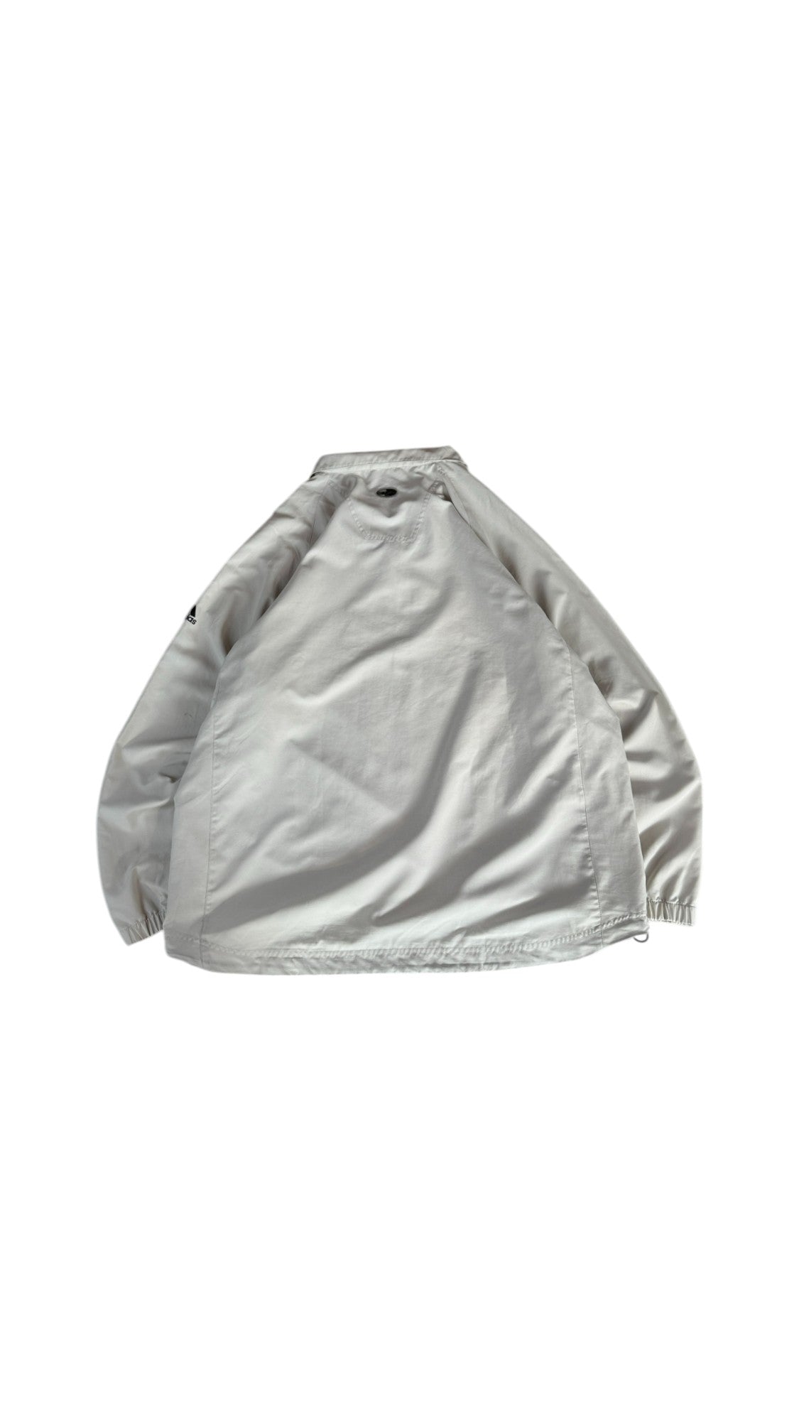 Adidas Sportjacke/Windbreaker 2003 Climashell Quarterzip Creme/Weiß XL