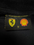 90s Ferrari Racing Polo Shell Schwarz XL