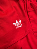 80s Adidas Shorts Sprinter Baumwolle Made In West Germany Rot