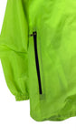 Vintage Adidas Windbreaker 80s Nylon Kapuze im Kragen Grün Lila D9 XL-XXL