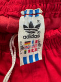 80s Adidas Shorts Sprinter Baumwolle Made In West Germany Rot