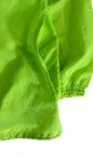 Vintage Adidas Windbreaker 80s Nylon Kapuze im Kragen Grün Lila D9 XL-XXL