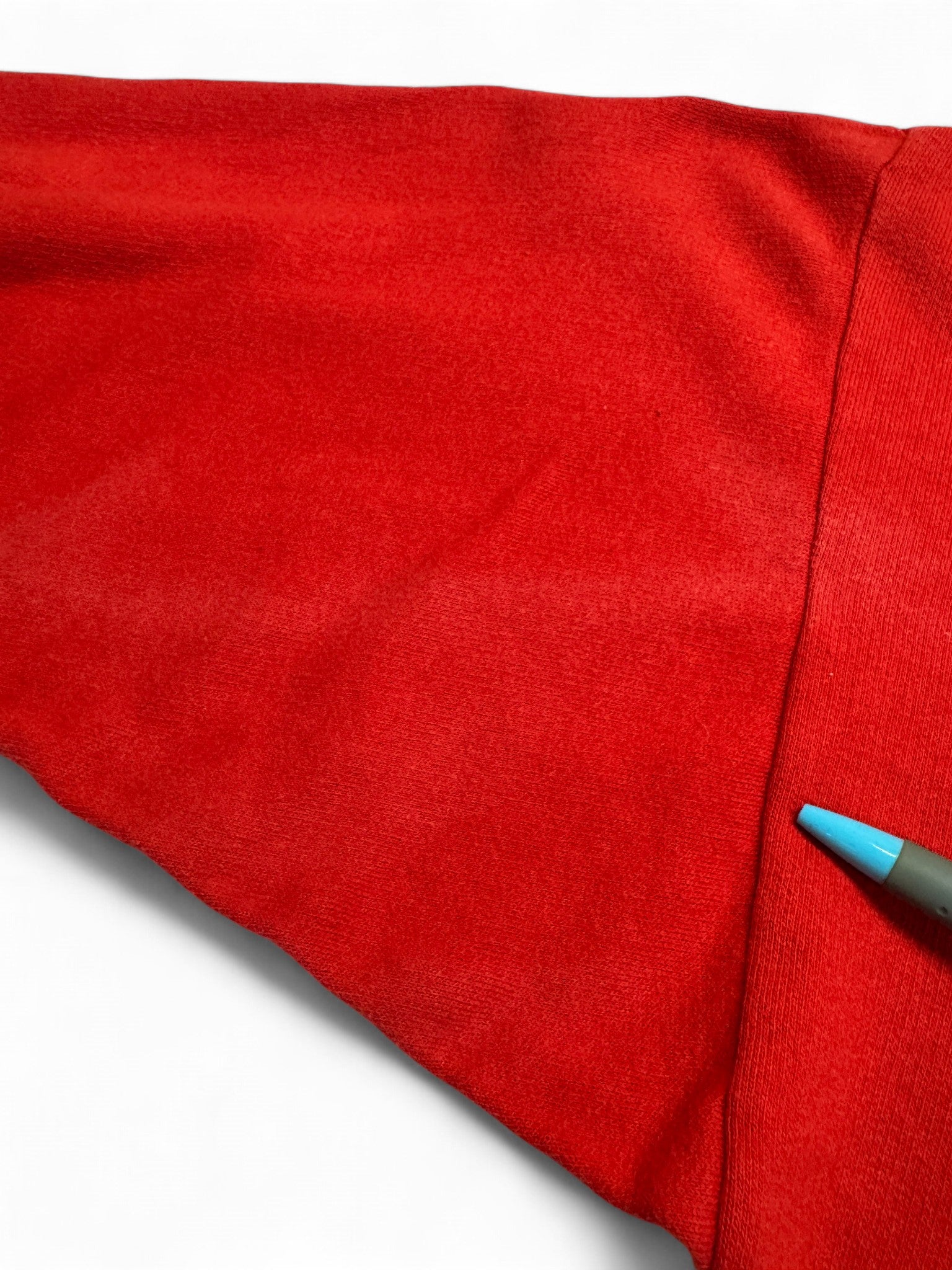 90s Sweater "Hubraum statt Spoiler - Ketten Inst" Rot L