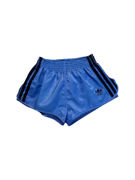 80s Adidas Shorts Nylon Glanz Sprinter Made In West Germany Blau