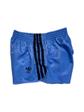 80s Adidas Shorts Nylon Glanz Sprinter Made In West Germany Blau