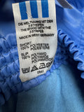 80s Adidas Shorts Nylon Glanz Sprinter Made In West Germany Blau
