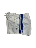 80s Adidas Shorts Nylon Glanz Sprinter Weiß
