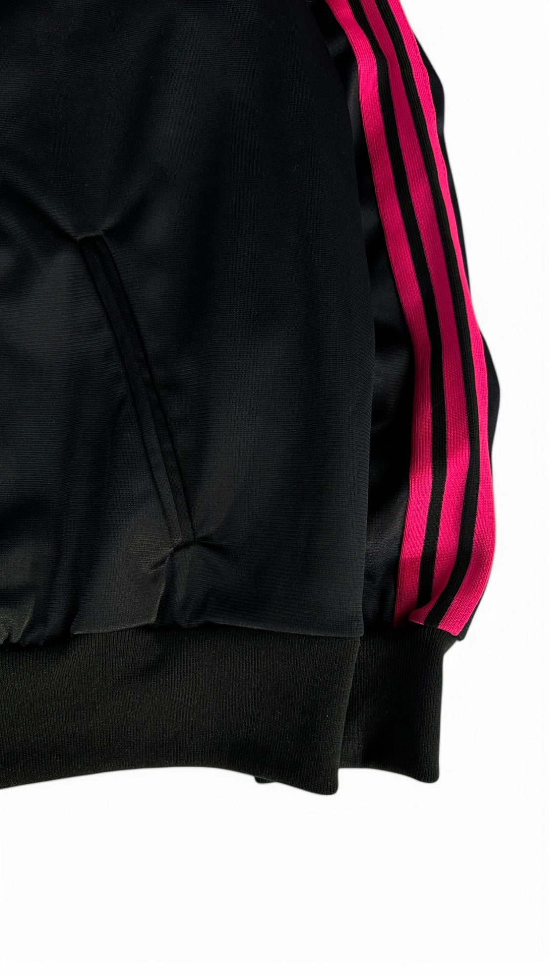 Vintage Adidas Sportjacke 80s Made In France By Ventex Schwarz Rosa 54 L-XL
