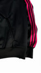 Vintage Adidas Sportjacke 80s Made In France By Ventex Schwarz Rosa 54 L-XL
