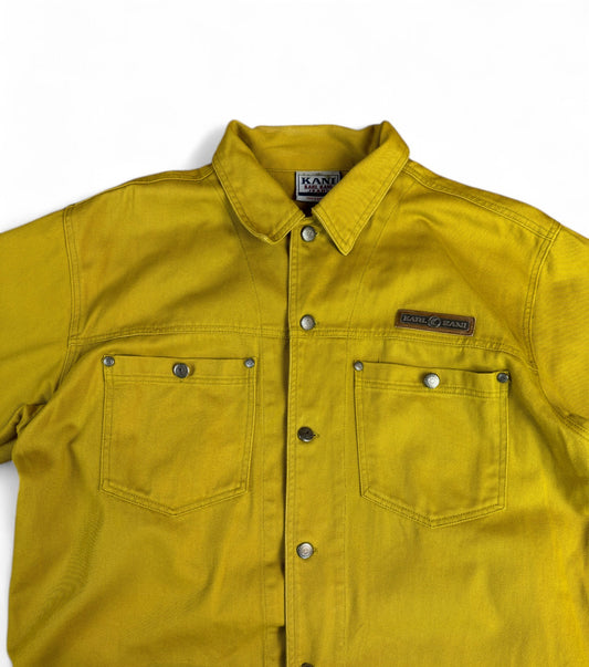 Vintage Karl Kani Anzug 90s Denim Made In Hong Kong Senfgelb L