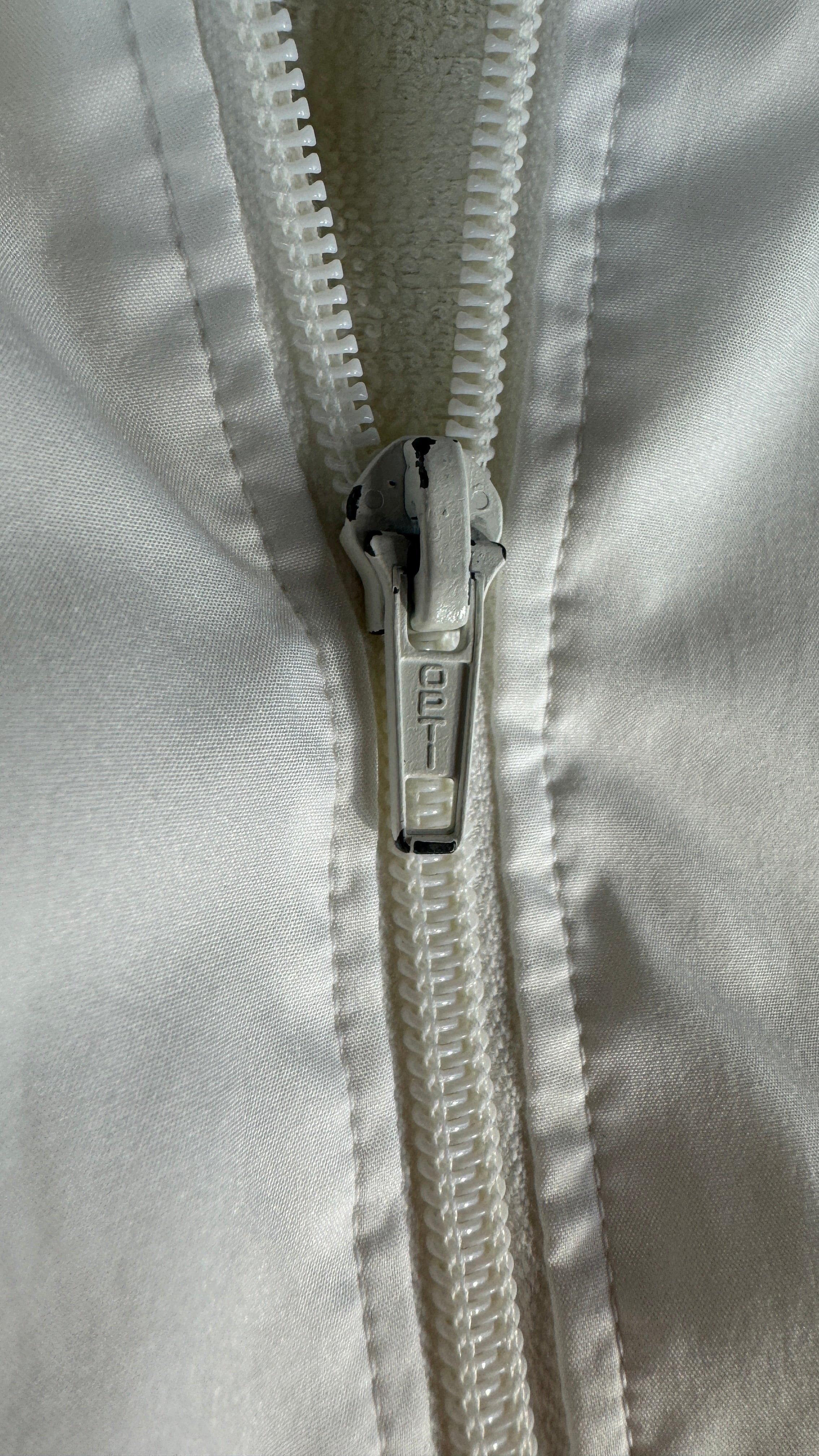 Vintage Adidas Sportjacke 80s Damen Made In West-Germany Bunte Akzente Weiß D42 M-L