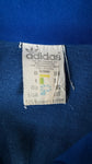 Vintage Adidas Sportjacke Early 80s "TSV Bordenau" Fußball Patch Made In Hong Kong Blau Weiß D164 XXS