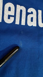 Vintage Adidas Sportjacke Early 80s "TSV Bordenau" Fußball Patch Made In Hong Kong Blau Weiß D164 XXS