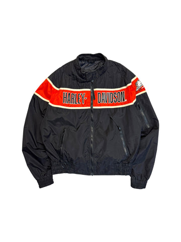 2008 Harley Davidson Bikerjacke Made In USA Schwarz M