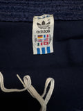 80s Adidas Short Nylon Glanz Sprinter Made In West Germany Dunkelblau