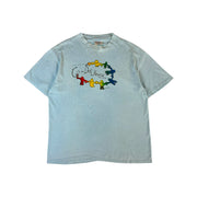 Vintage Hanes Shirt 1982 Good Samaritan Episcopal Church "go and do it likewise" Made In USA Single Stitch Blau L - RareRags