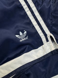 80s Adidas Short Nylon Glanz Sprinter Made In West Germany Dunkelblau