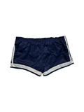 80s Adidas Short Nylon Glanz Sprinter Made In West Germany Dunkelblau