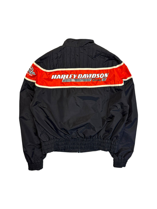 2008 Harley Davidson Bikerjacke Made In USA Schwarz M