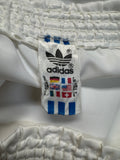 80s Adidas Shorts Nylon Glanz Sprinter Made In West Germany Weiß