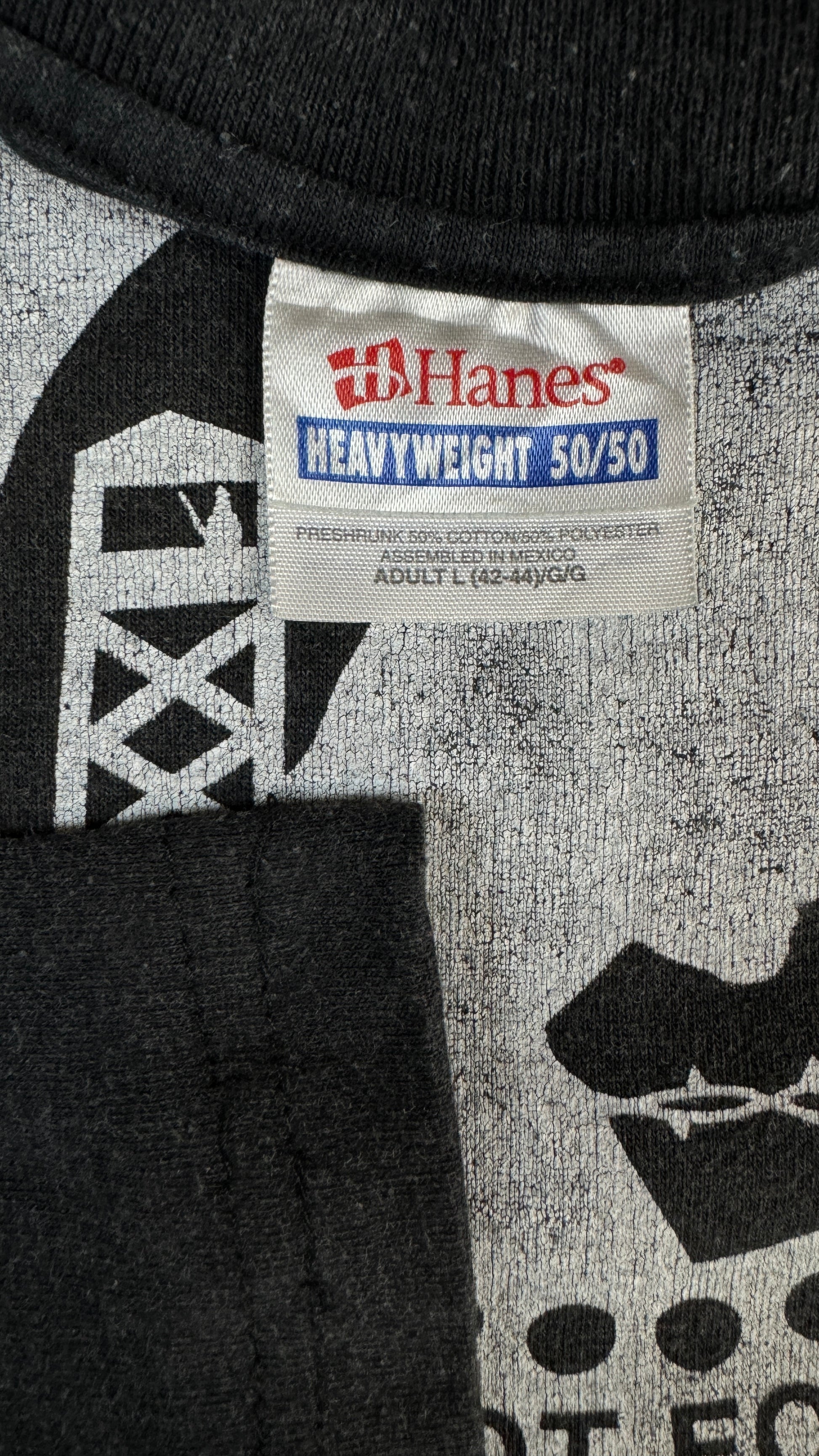 Hanes Shirt 2001 "texas association of vietnam veterans" Schwarz L - RareRags