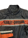 2009 Harley Davidson Bikerjacke Mit Protektoren Schwarz L