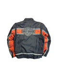 2009 Harley Davidson Bikerjacke Mit Protektoren Schwarz L