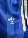 80s Adidas Shorts Nylon Glanz Sprinter Gestreift Made In West Germany Blau