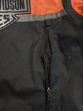 2009 Harley Davidson Bikerjacke Mit Protektoren Schwarz L