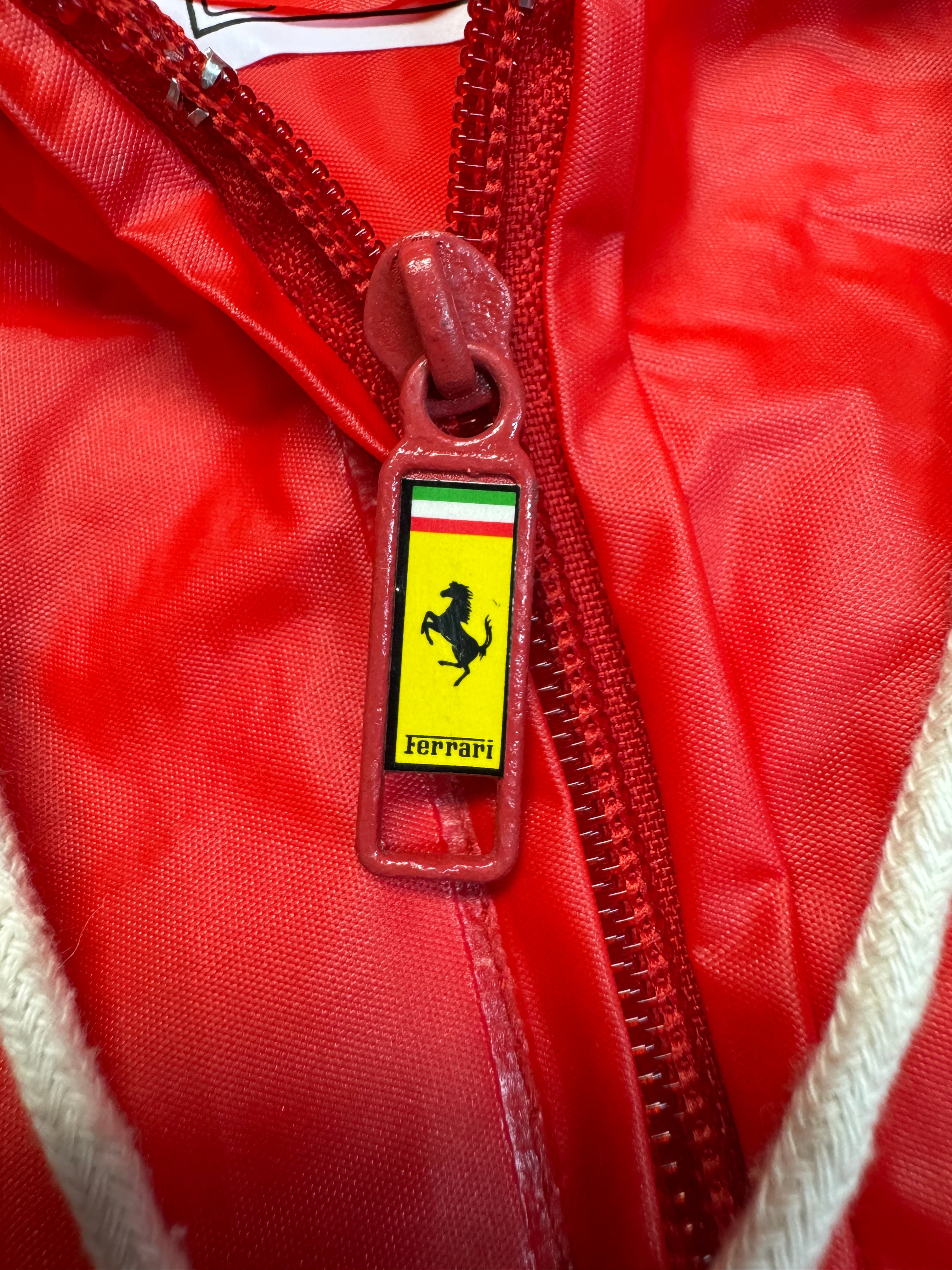 90s Ferrari Regenjacke Rot M-L