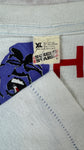 Vintage Screen Stars Shirt 80s California Raisins "Raisin Hell" Single Stitch Made In USA Weiß L-XL