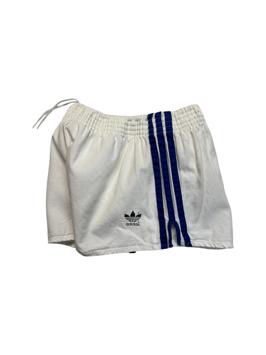 80s Adidas Shorts Sprinter Baumwolle Made In West Germany Weiß - RareRags