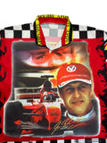 90s Ferrari Bootleg Trikot Michael Schuhmacher Rot Schwarz XXL