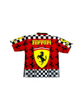 90s Ferrari Bootleg Trikot Michael Schuhmacher Rot Schwarz XXL
