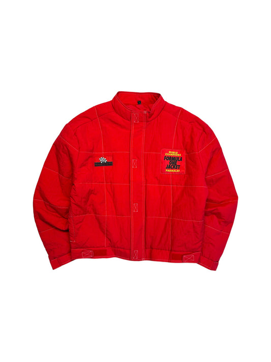 90s Parmalat Grand Prix Racingjacke F1 World Champions Rot L