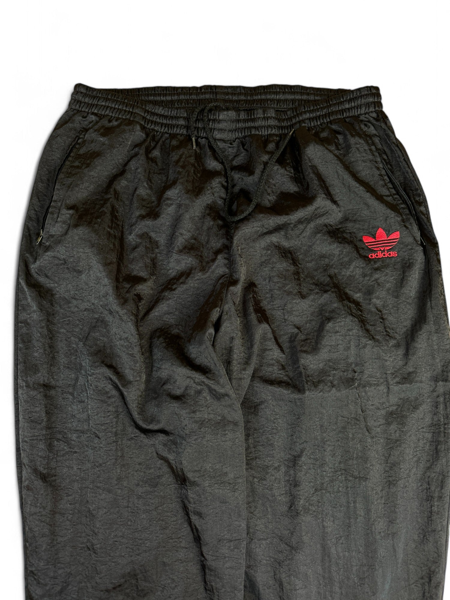 Vintage Adidas Tracksuit 90s "236" Schwarz Rot (D8) L-XL