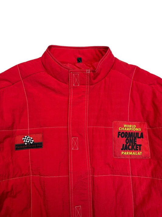 90s Parmalat Grand Prix Racingjacke F1 World Champions Rot L