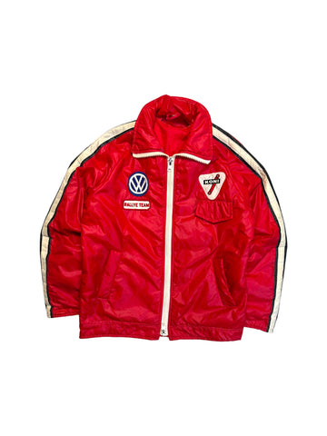 80s Racing-Jacke VW Rally Team Koni Rot M-L
