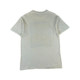 Vintage Hanes Shirt 1991 Monterey Bay Aquarium "Sharks have outlasted dinosaurs..." Single Stitch Made In USA Weiß M-L