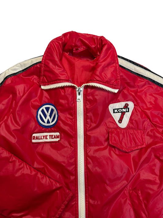 80s Racing-Jacke VW Rally Team Koni Rot M-L