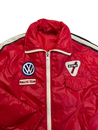 80s Racing-Jacke VW Rally Team Koni Rot M-L