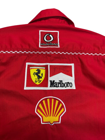 2005 Ferrari Racing Hemd Shell Vodafone Rot XXL