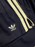 80s Adidas Shorts Sprinter Baumwolle Made In West Germany Dunkelblau - RareRags