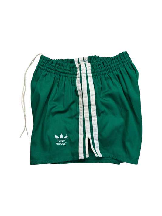 70s/80s Adidas Shorts Sprinter Baumwolle Made In West Germany Grün - RareRags