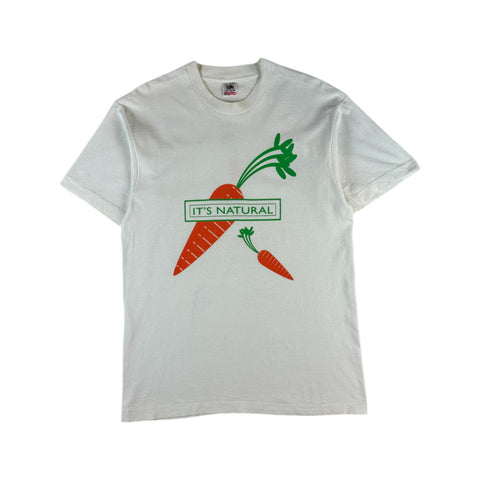 Vintage Fruit Of The Loom Shirt 90s "Body Resource Emporium" Single Stitch Made In USA Weiß L