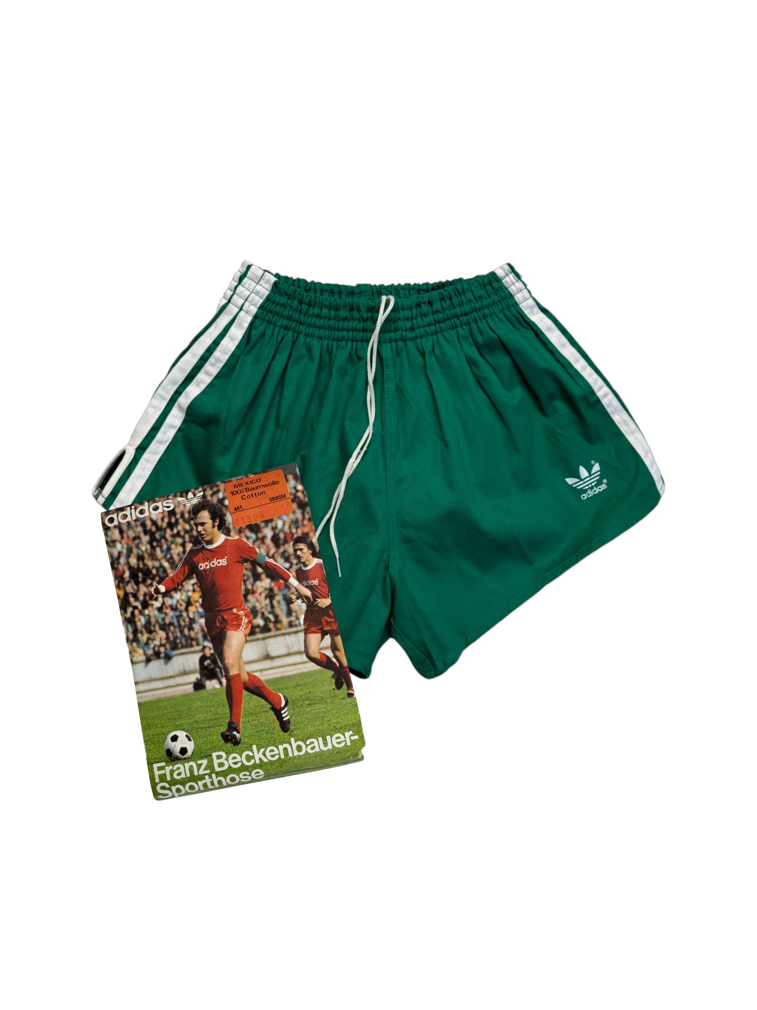 70s/80s Adidas Shorts Sprinter Baumwolle Made In West Germany Grün - RareRags
