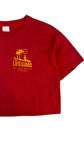 Vintage Mayo Spruce Cropped Shirt 80s Lifeguard Daytona Beach Florida Single Stitch Made In USA Rot M